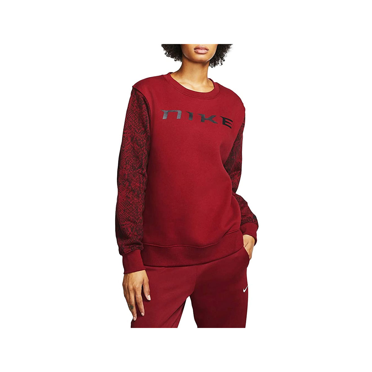maroon nike crewneck